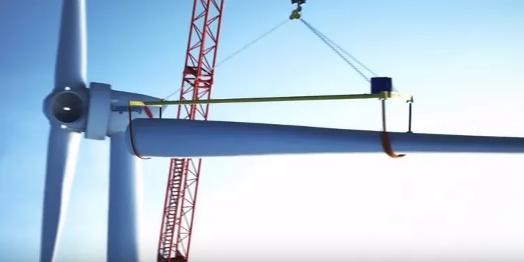 Dutch wind specialist claims world-first with climbing crane