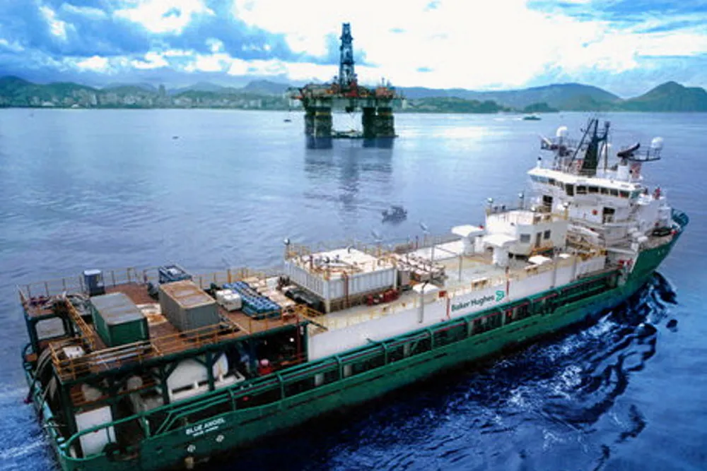 New tender: the well stimulation support vessel Blue Angel
