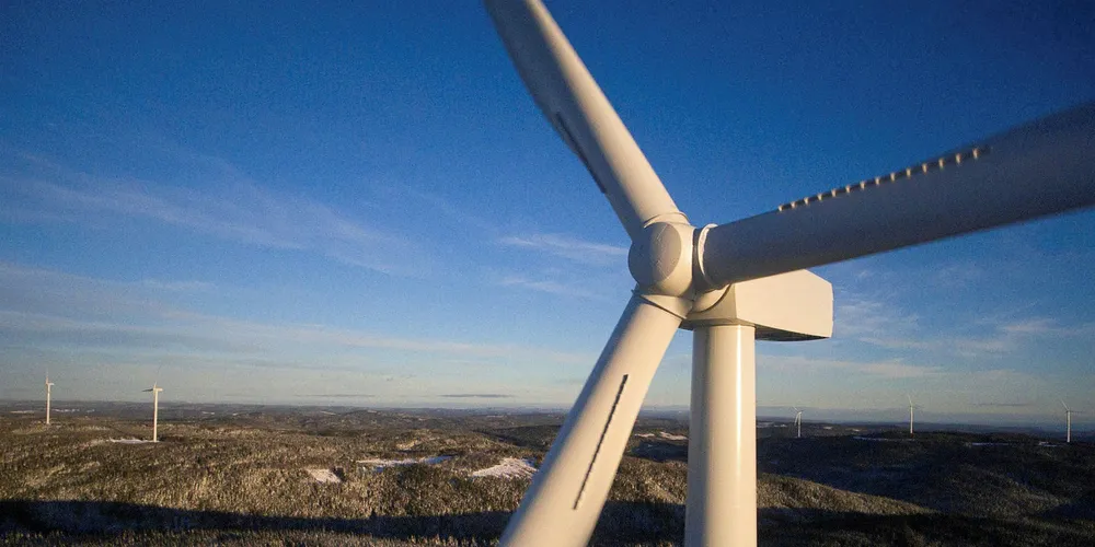 A Senvion turbine in Quebec