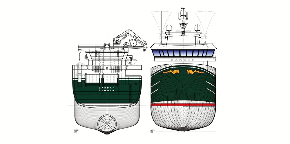 Halstensens nye «Gardar».