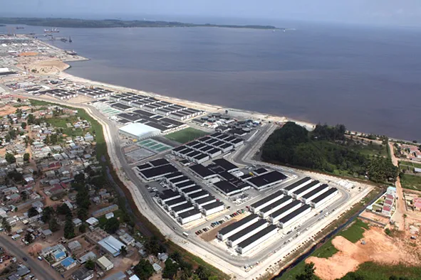 Soyo, site of Angola LNG.
