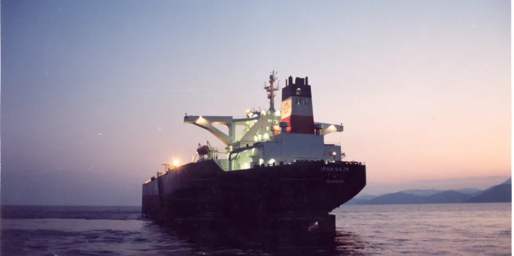 An NITC VLCC has loaded the first cargo from the new Jask terminal.