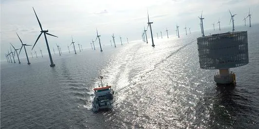Vattenfall's Lillgrund offshore array near the Swedish city of Malmö