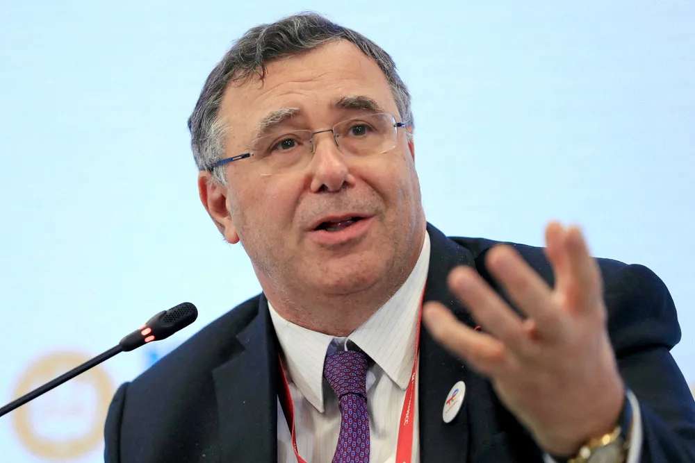 Iraq development: TotalEnergies chief executive Patrick Pouyanne.