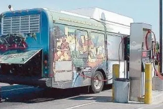 New drive: CNG is used to fuel buses but it is about to make a debut splash off Vietnam as part of a project steered by TransCNG International