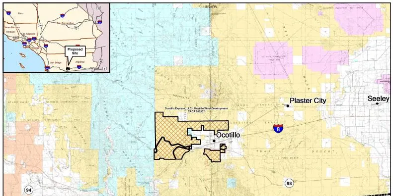 A proposed 550MW wind project in Southern California is one of 19 set for priorty review by the Bureau of Land Management in 2011.