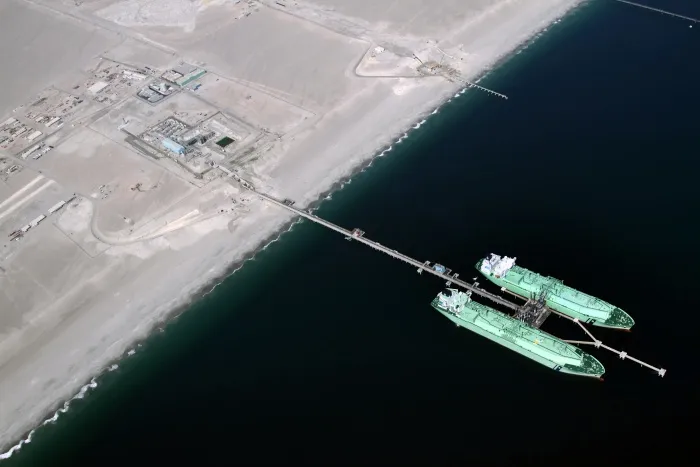 The GNL Mejillones terminal in northern Chile.