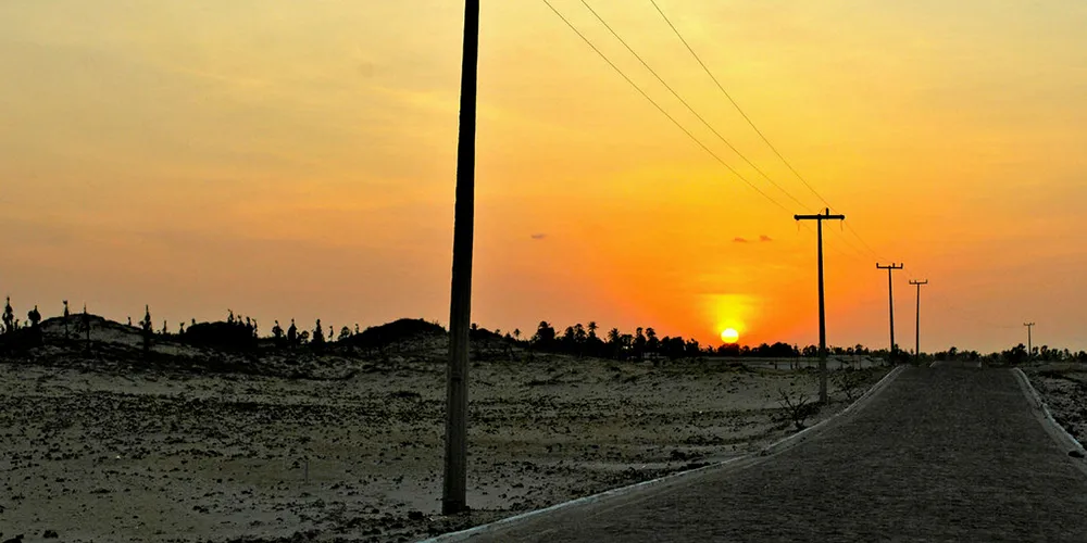 The sun rises in Brazil's Piauí state