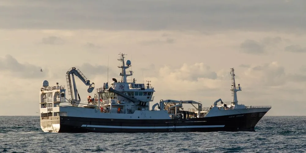 «Birkeland» er på vei til Egersund med 660 tonn makrell, og har 1100 til 1200 tonn igjen av årets kvote. Skipper Alf Bjånes, hadde håpet på en større økning av makrellkvoten for neste år. Arkivfoto: Eivind Sævik