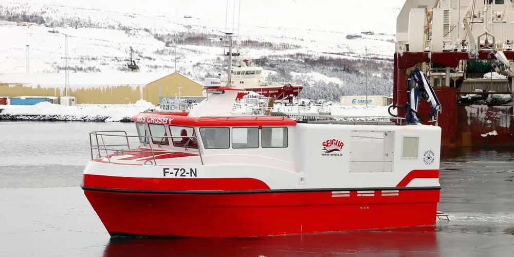 Speedsjarken ”Miss Crosby” er klar til innsats fra sin hjemmehavn i Øst-Finnmark. Foto: Seigla