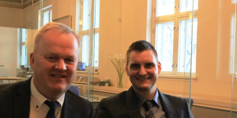 Tore Larssen (t.v.) og Dan Kristian Larssen i Atlantic Lumpus.