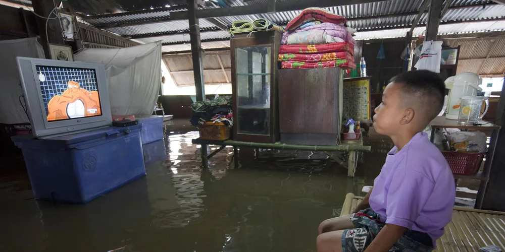 Flooding heads toward Thai seafood hub