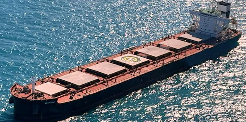 The 85,300-dwt MSXT Emily (built 2022), which was chartered by K Line, has been banned from Australian waters for 12 months.