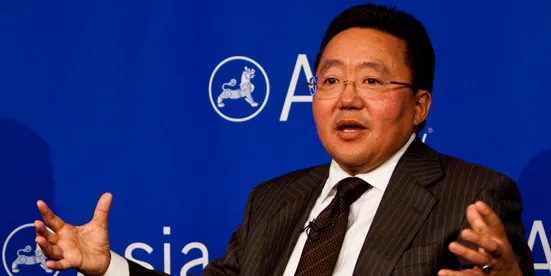 President Tsakhia Elbegdorj has big plans for Mongolian renewables