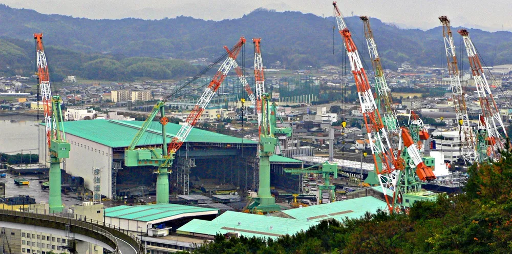 All five of Eneti's remaining bulkers were built at Japan's Imbari Shipbuilding and are believed to be owned by Japanese lessors.