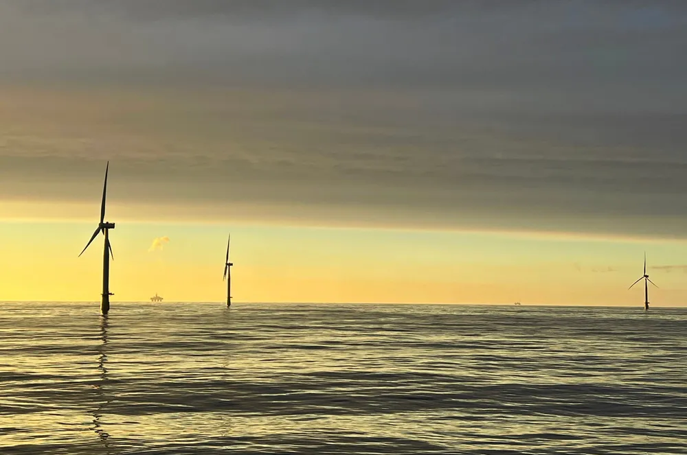 Equinor's Hywind Tampen floating array.