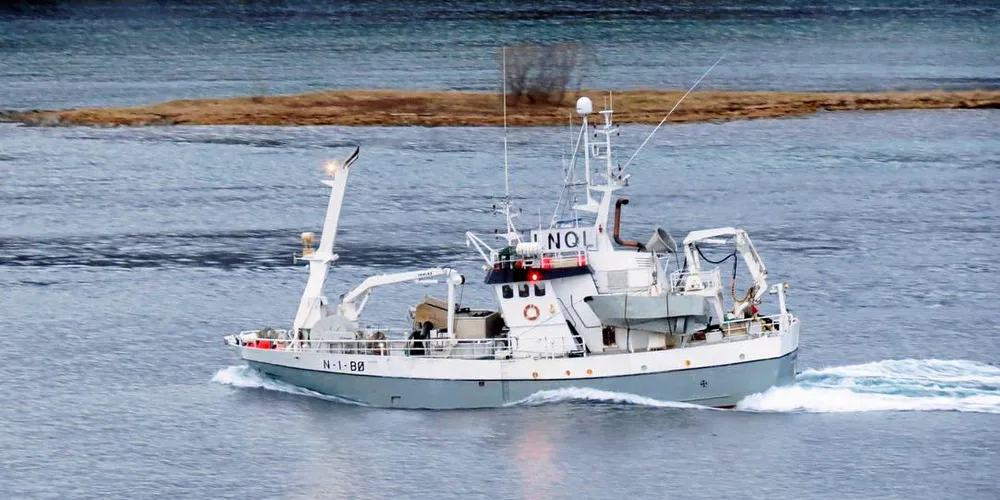 GODE PRISER: Kystnotbåten «Skarholmen» på vei sørover gjennom Tjeldsundet med last i januar 2014.