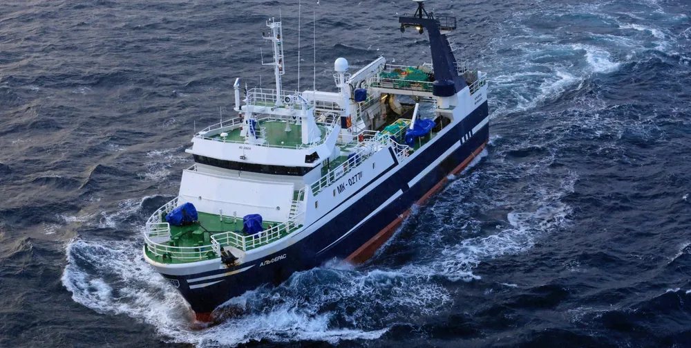Den russiske fiskebåten «Alferas».