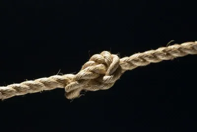 Tying the knot: for tie-in of Fionn at Causeway