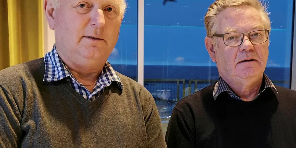 TAR OVER: Truls Soløy (tv) overlot lederposisjonen til Ole Mindor Myklebust.