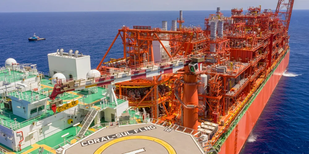 Eni’s Coral-Sul FLNG unit is located in Area 4 offshore northern Mozambique.