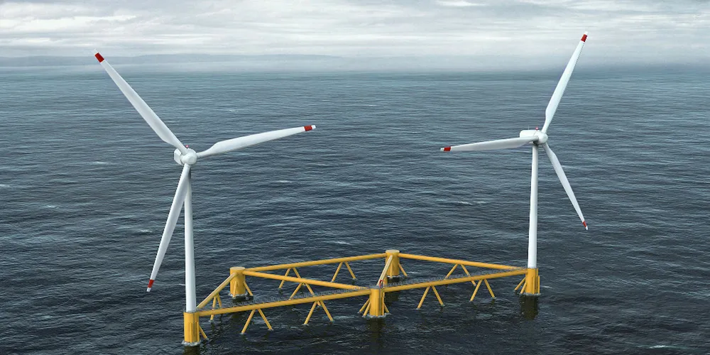 10MW Dounreay Trì floating wind power demonstrator