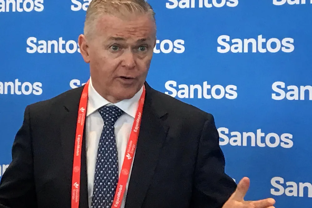 Santos chief executive Kevin Gallagher
