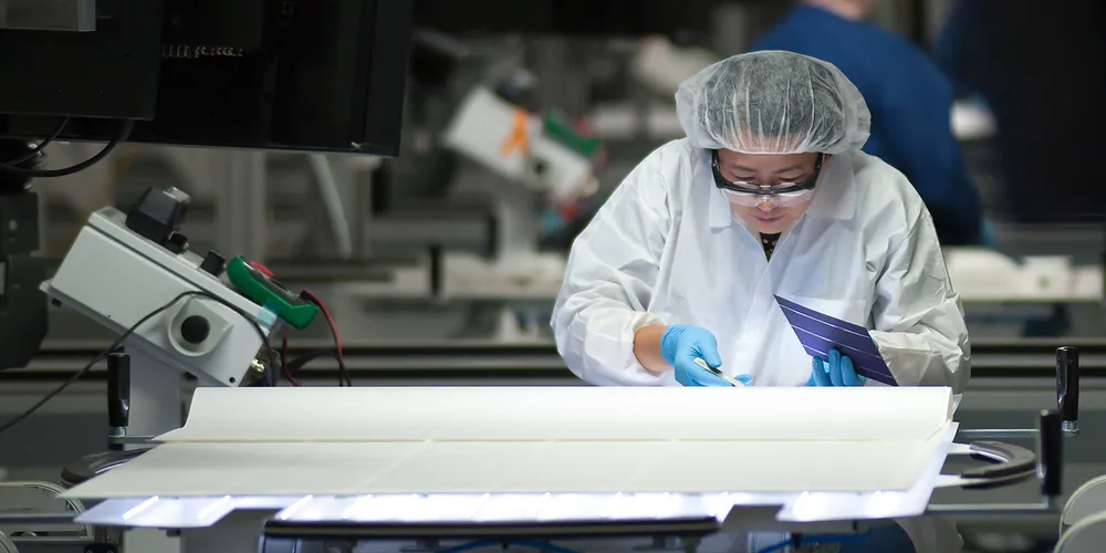 SolarWorld’s Oregon manufacturing - the US market accounts for more than half of its sales