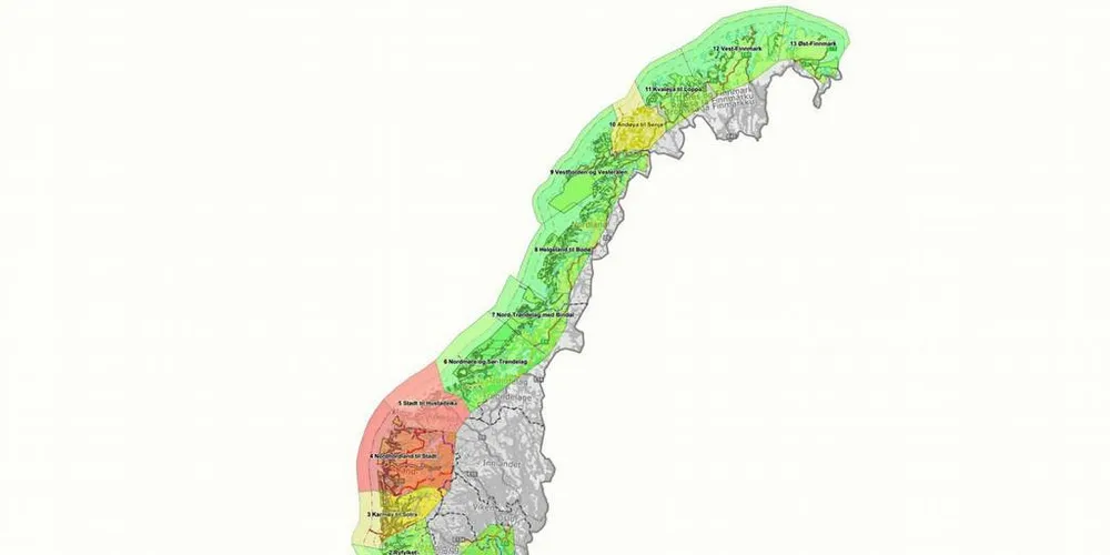 KART: Trafikklysene ble klar tirsdag denne uken.Illustrasjon: NFD