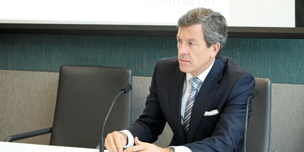 Ricardo Garcia, CEO of Camanchaca, at the IntraFish London Investor Forum in September 2017.