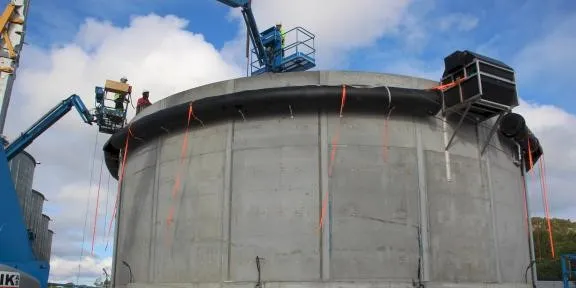 'Revolutionary' concrete salmon cage launched in Norway