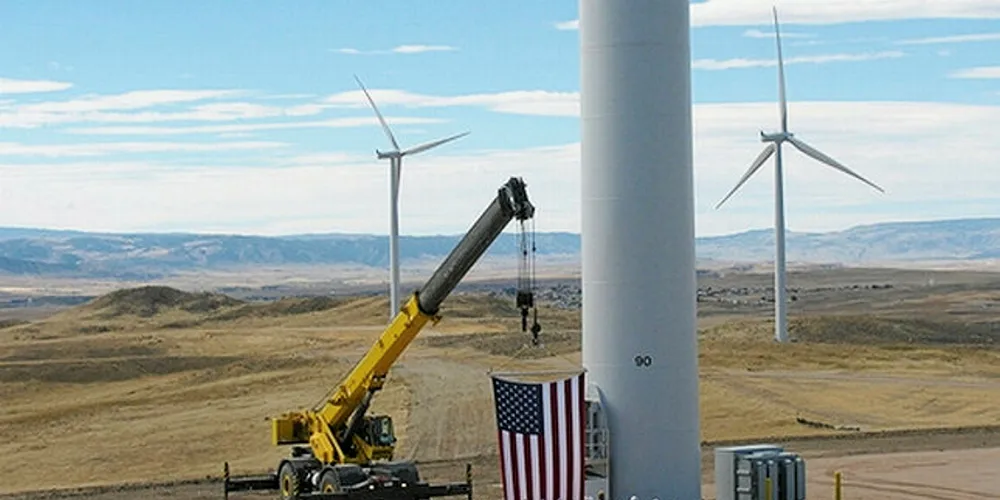 Top of the World wind farm in Wyoming