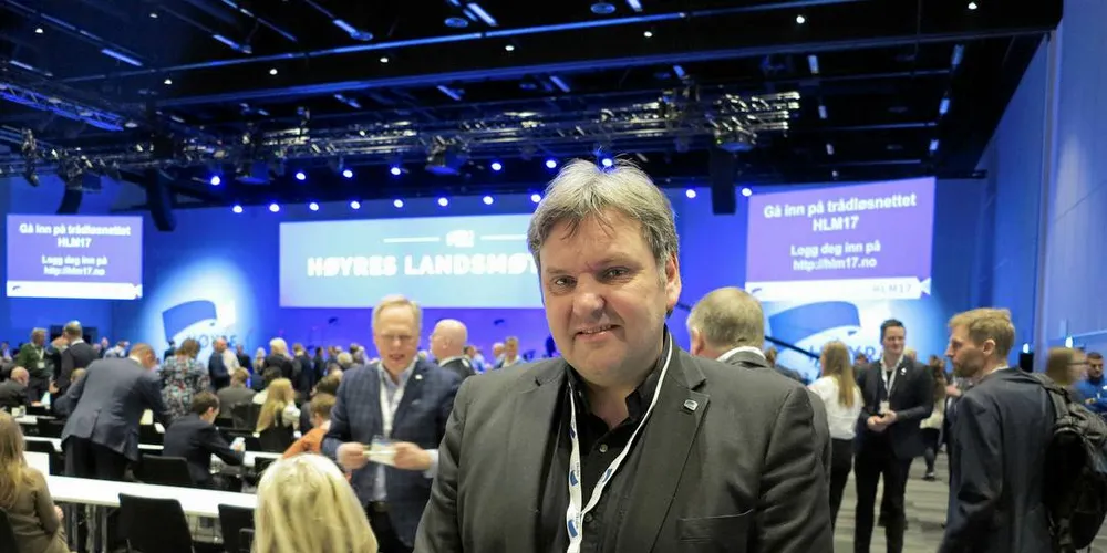 klare meninger: Jonny Finnstad leder valgkampen for Nordland Høyre og står som nummer to på fylkespartiets stortingsliste 2017. Han har to perioder som ordfører i Vestvågøy kommune og er nå leder av Nordland Høyre. Arkivfoto: Nils Torsvik
