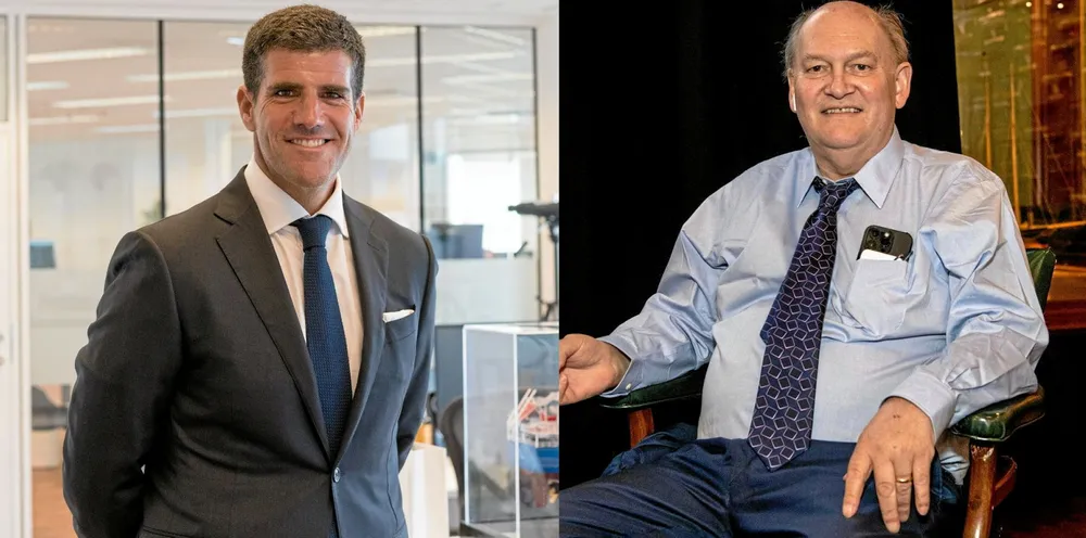 John Bassadone (left) is chief executive of Peninsula. Robert Bugbee is president of Scorpio Tankers.