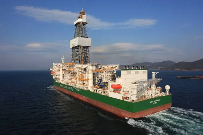 Big drillship: the Ocean Rig Athena