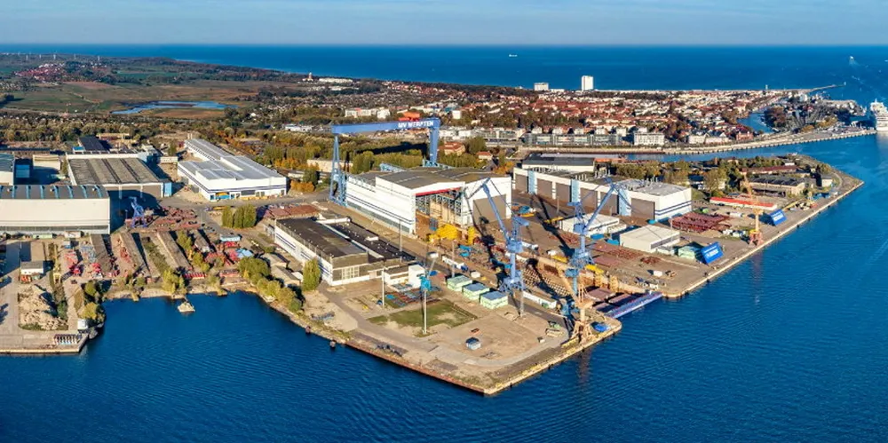 MV Werften’s Rostock shipyard.
