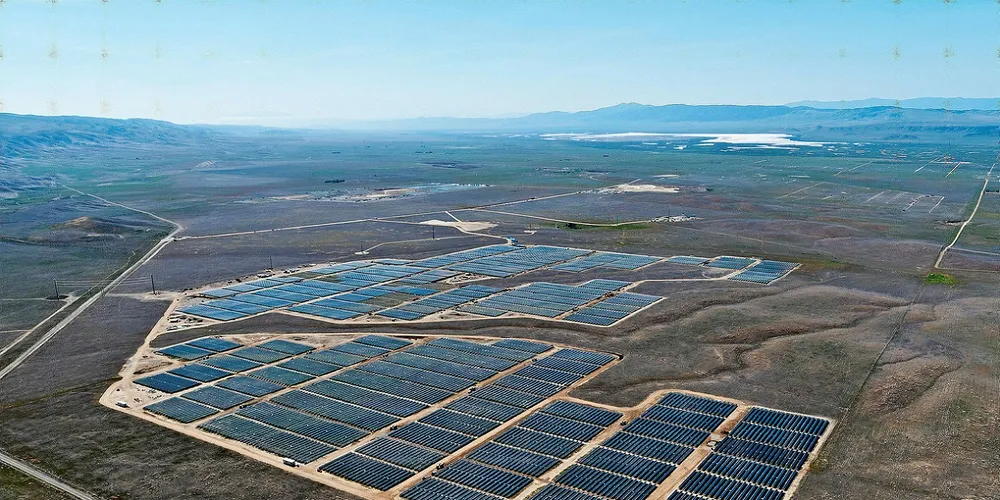 The SunPower-built California Valley Solar Ranch project.