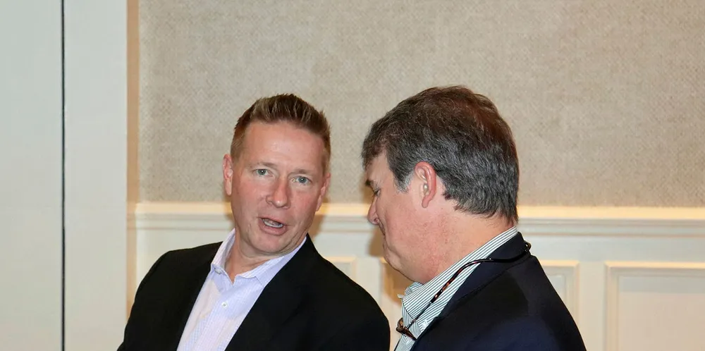 Blue Harvest President Keith Decker at the fourth annual IntraFish Leadership Forum in Orlando, Florida -- Women, Millennials and Beyond: The Hunt for Tomorrow's Talent.