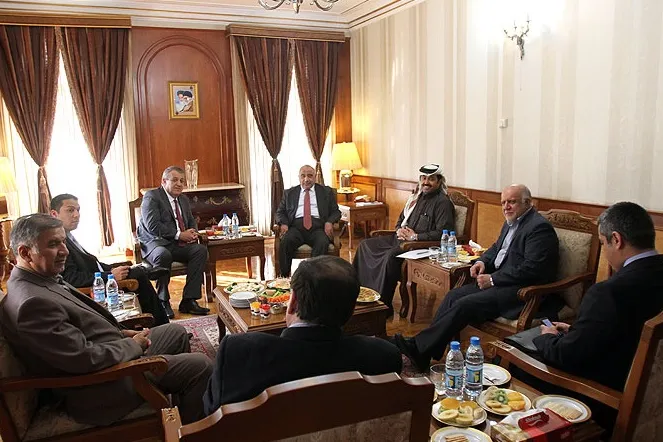 Tehran talks: oil ministers from Iran, Iraq, Venezuela and Qatar met in the Iranian capital on Wednesday