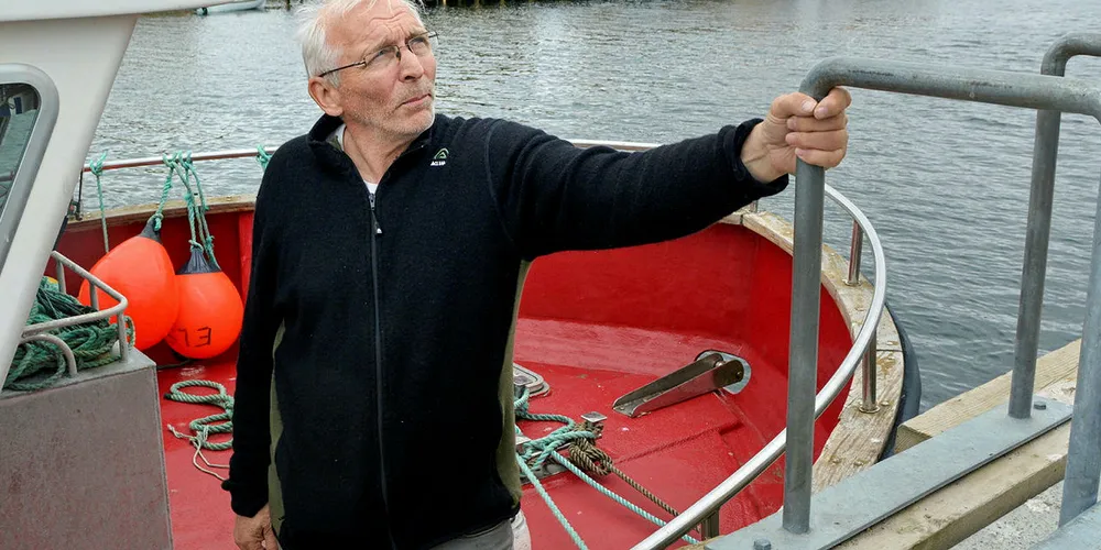 KRITISK: Leder Norges Kystfiskarlag, Arne Pedersen, reagerer sterkt på at regjeringen ikke vil ikke stoppe Windshall DEAs tillatelse til prøveboring ved Træna.
