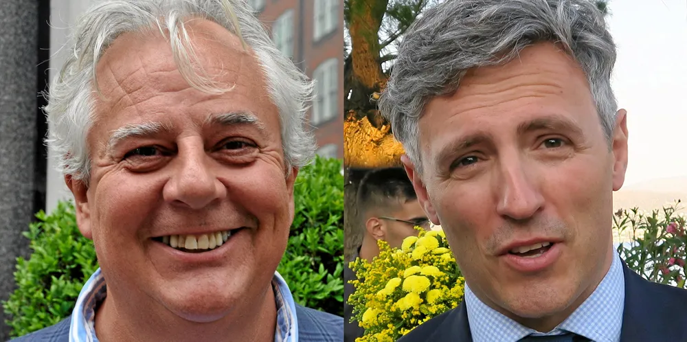Famous shipbroking faces Mike Rudd (left) and Sebastian Davenport-Thomas are joining Affinity.