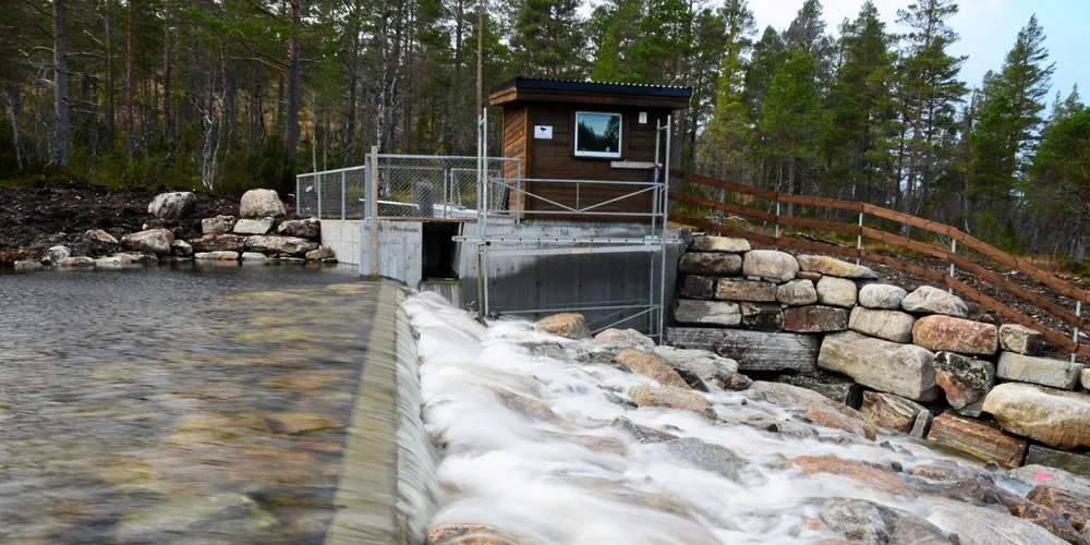 Tre småkraftverk i Fjord kommune i Møre og Romsdal får ikke ja fra OED. Her fra Bordalselva kraftverk som er blitt bygget.