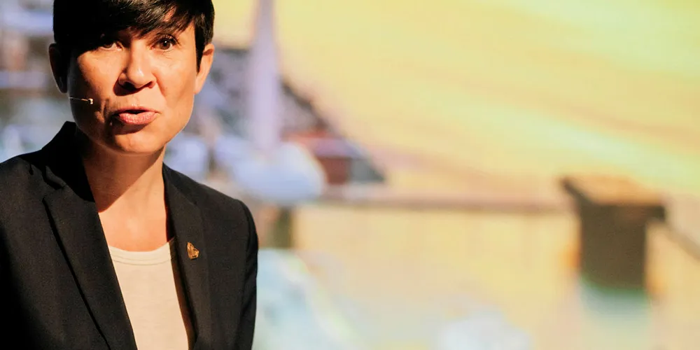JOBBER MED SAKEN: Utenriksdepartementet har siden 16. mars arbeidet med mannskapsbytter, skriver utenriksminister Ine Eriksen Søreide (bildet) og næringsminister Iselin Nybø i dette leserinnlegget.