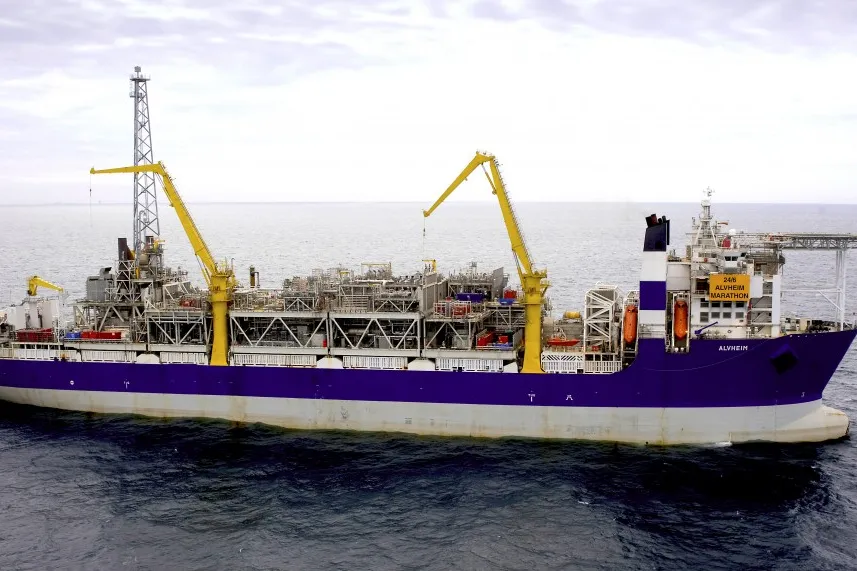 Satellite finds: being produced via Alvheim FPSO