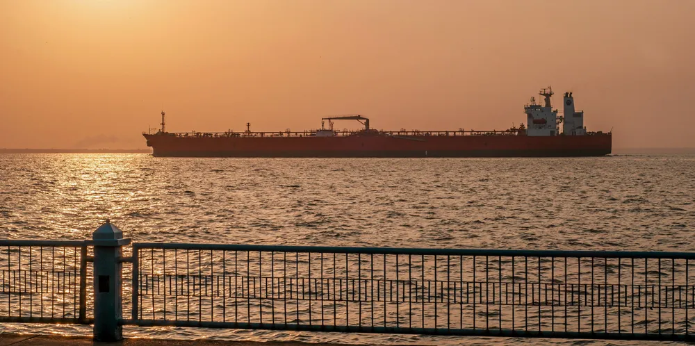 A tanker is seen off Maracaibo, Venezuela.