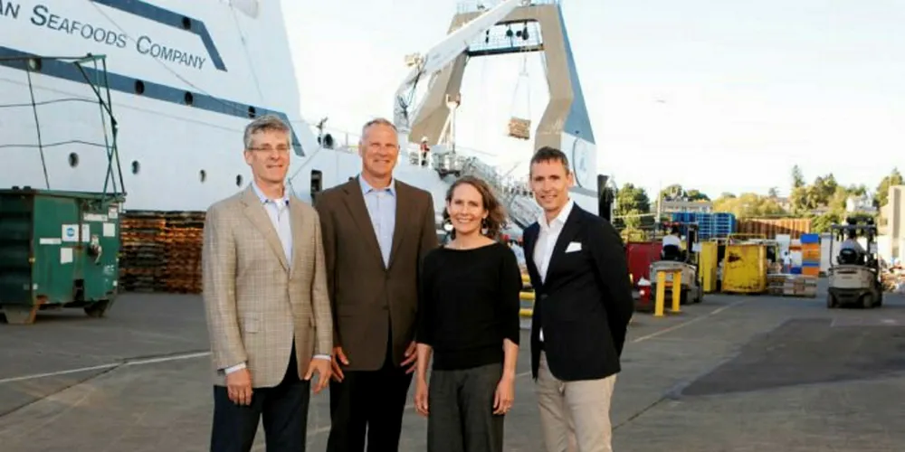 From left to right: Stanley McCammon, Doug Thomas, Jane Talbot, Stowe Talbot.