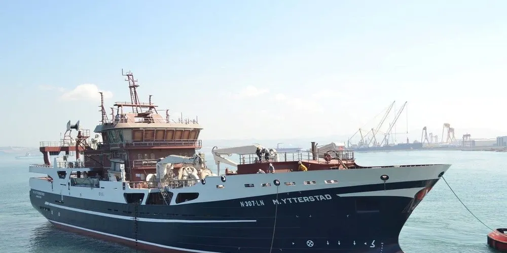 "M.Ytterstad" ble bygget ved verftet Besiktas Shipyard i Tyrkia. Nå vil Fiskebåt, LO og Norsk Industri etablere et fond som sikrer mer bygging av båter i Norge. Arkivfoto: Ytterstad Fiskeriselskap