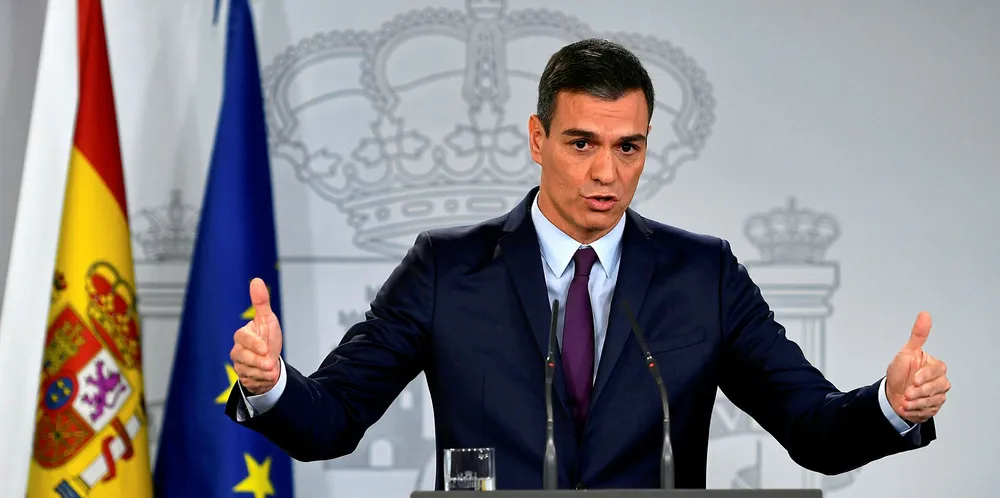 Spanish Prime Minister Pedro Sanchez.