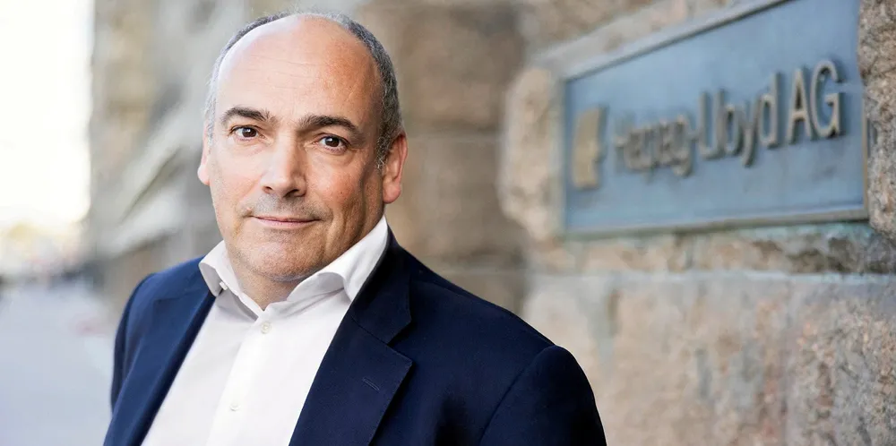 Hapag-Lloyd chief executive Rolf Habben Jansen.