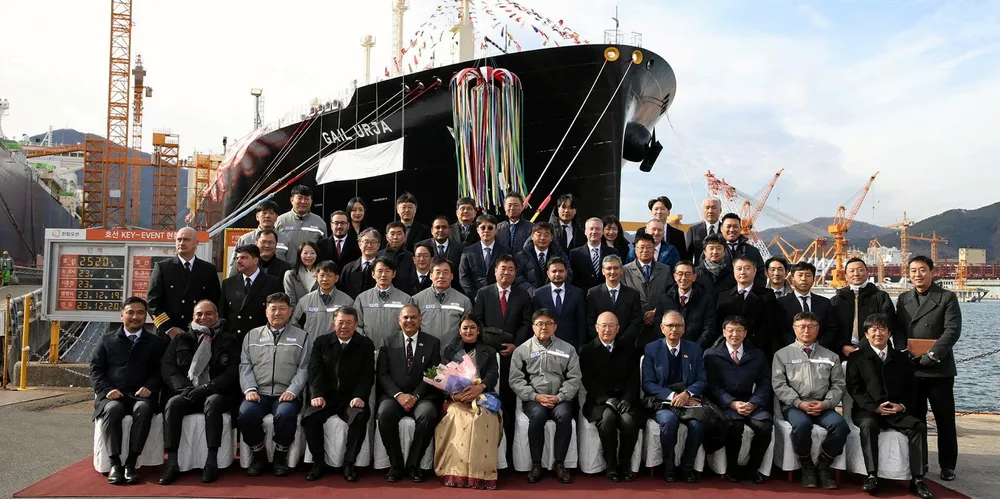 In December, Gail (India) took delivery of a second 174,000-cbm LNG carrier — the Gail Urja — under a term deal with Mitsui OSK Lines.